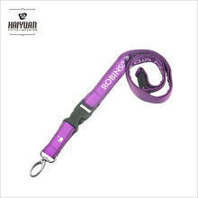 Top Quality Double Layers Lanyard with Woven Custom Logos